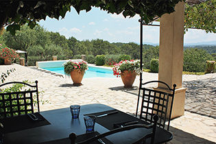 Summer Kitchen with covered dining